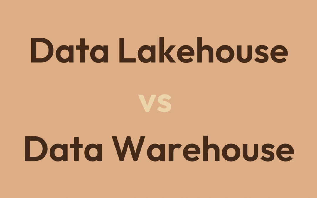 Differences data lakehouse versus data warehouse